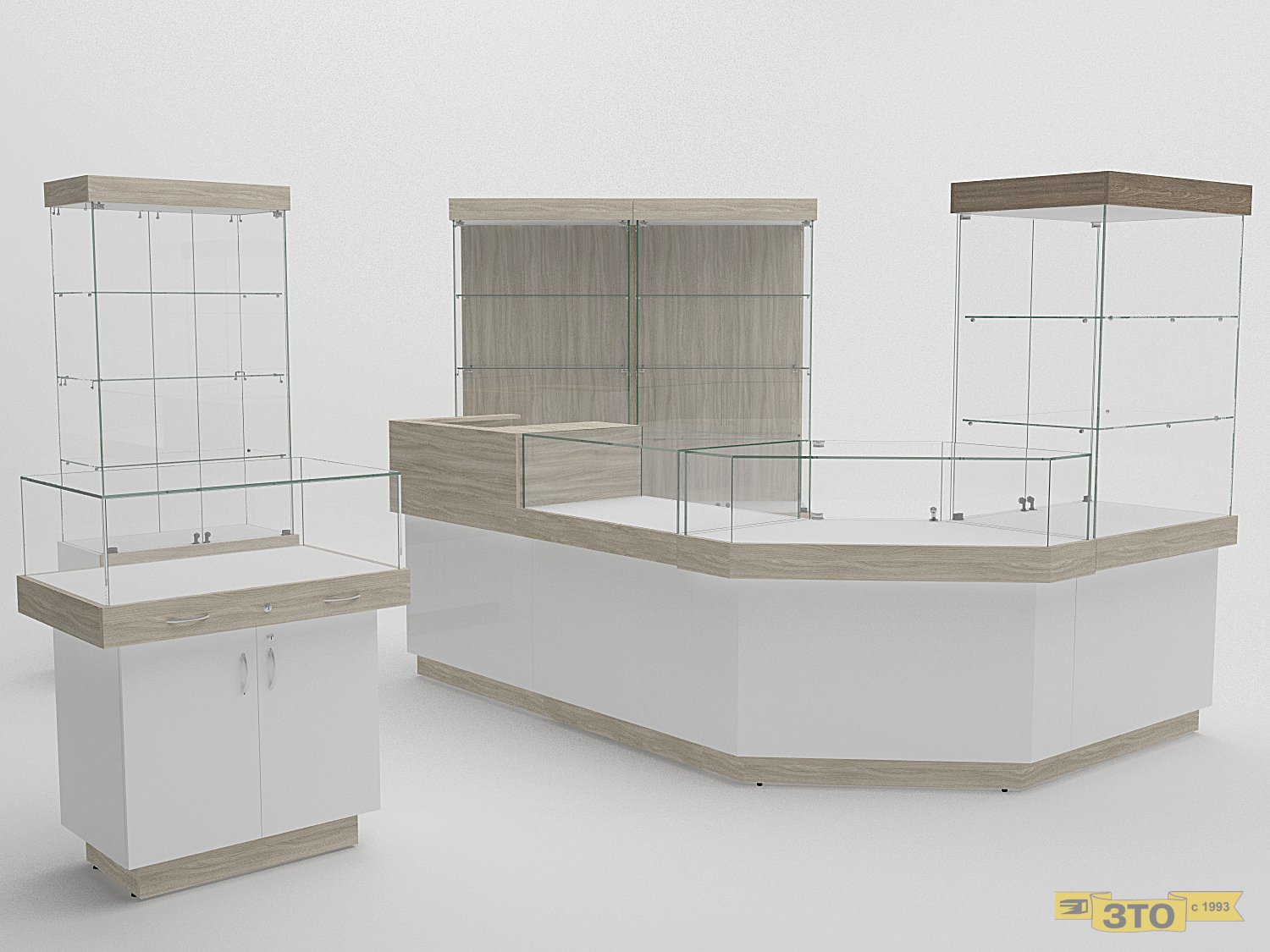 торговая мебель серии Ювелир