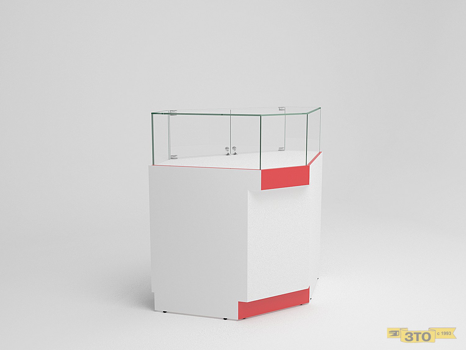 Витрина угловая 008 В-1100 - цена 7840 руб