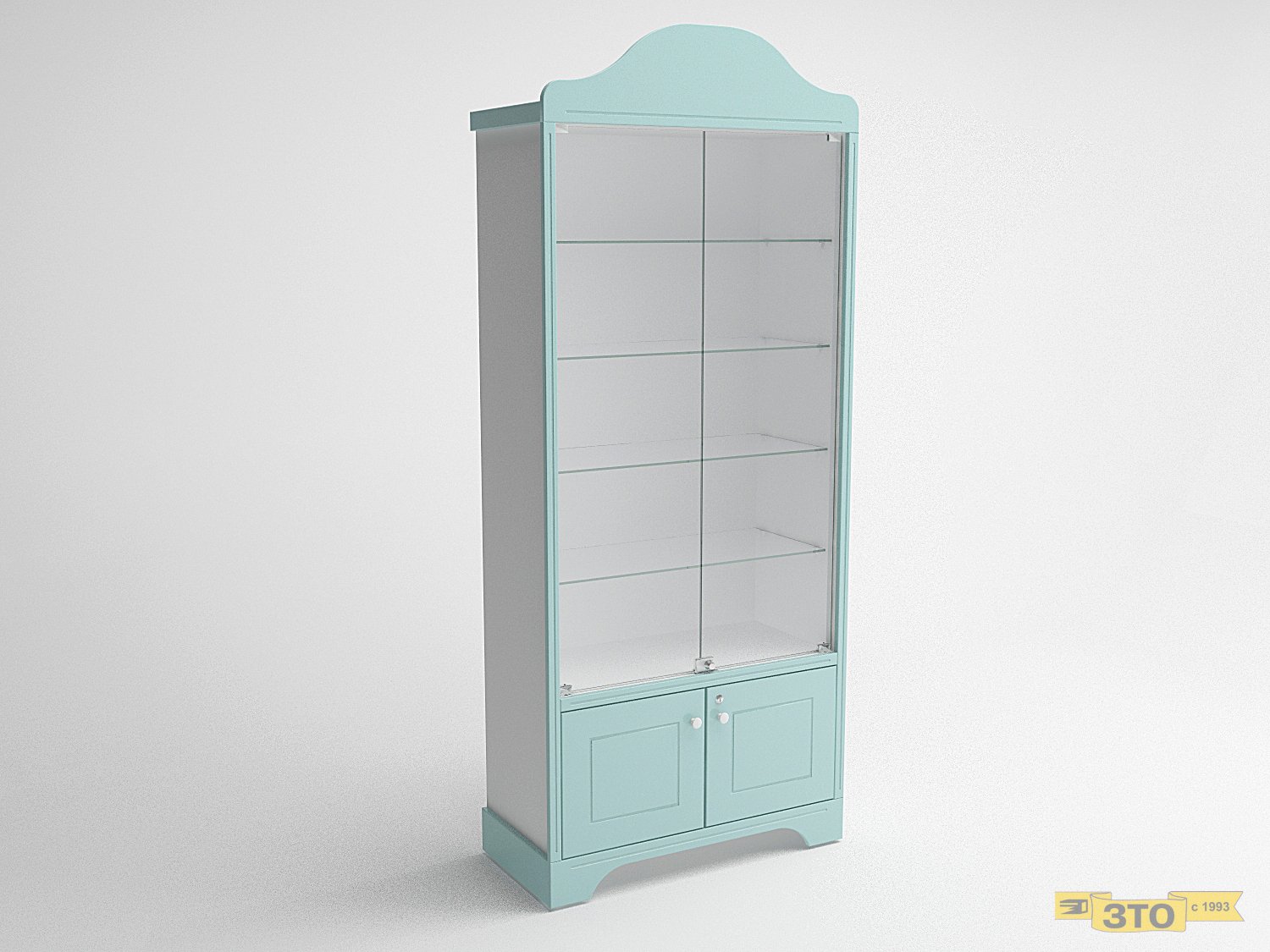 Витрина пристенная с накопителем 05 В-2150 - Торговая мебель