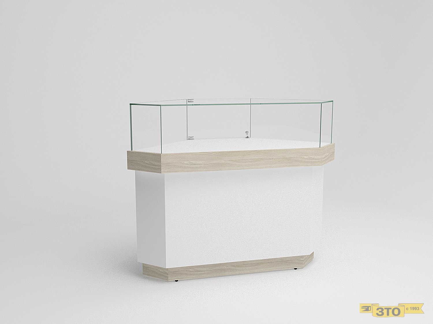 Витрина угловая 014 В-1100 - цена 7350 руб