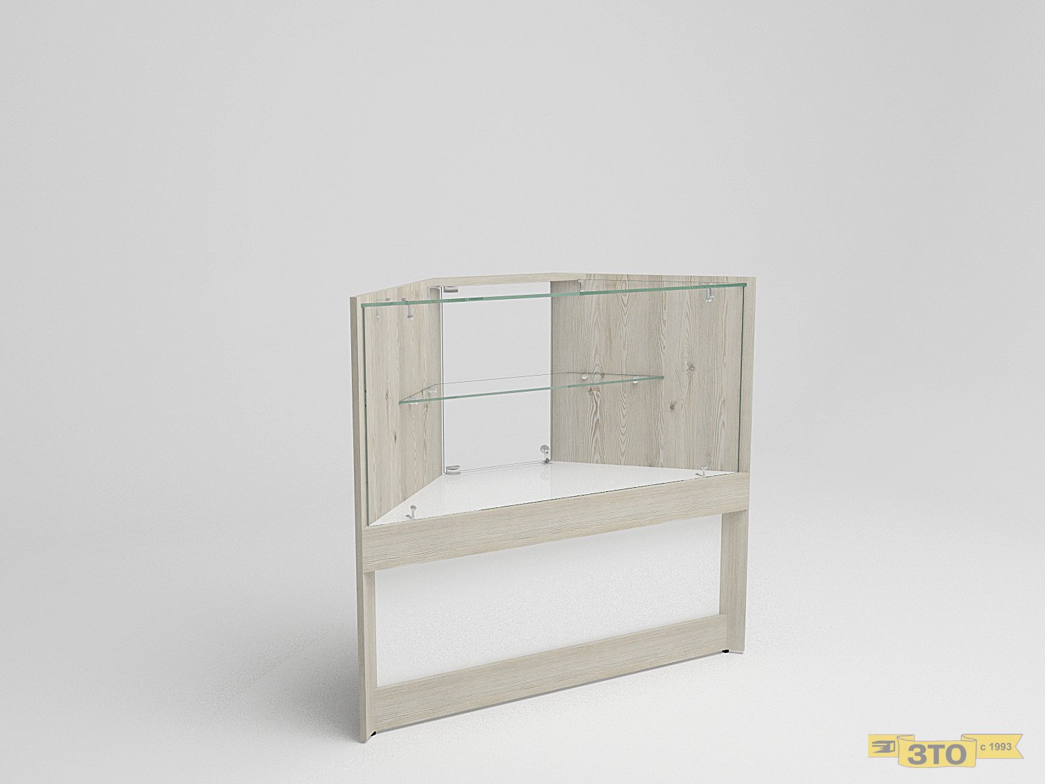 Витрина угловая 003 В-1020 - цена 4665 руб