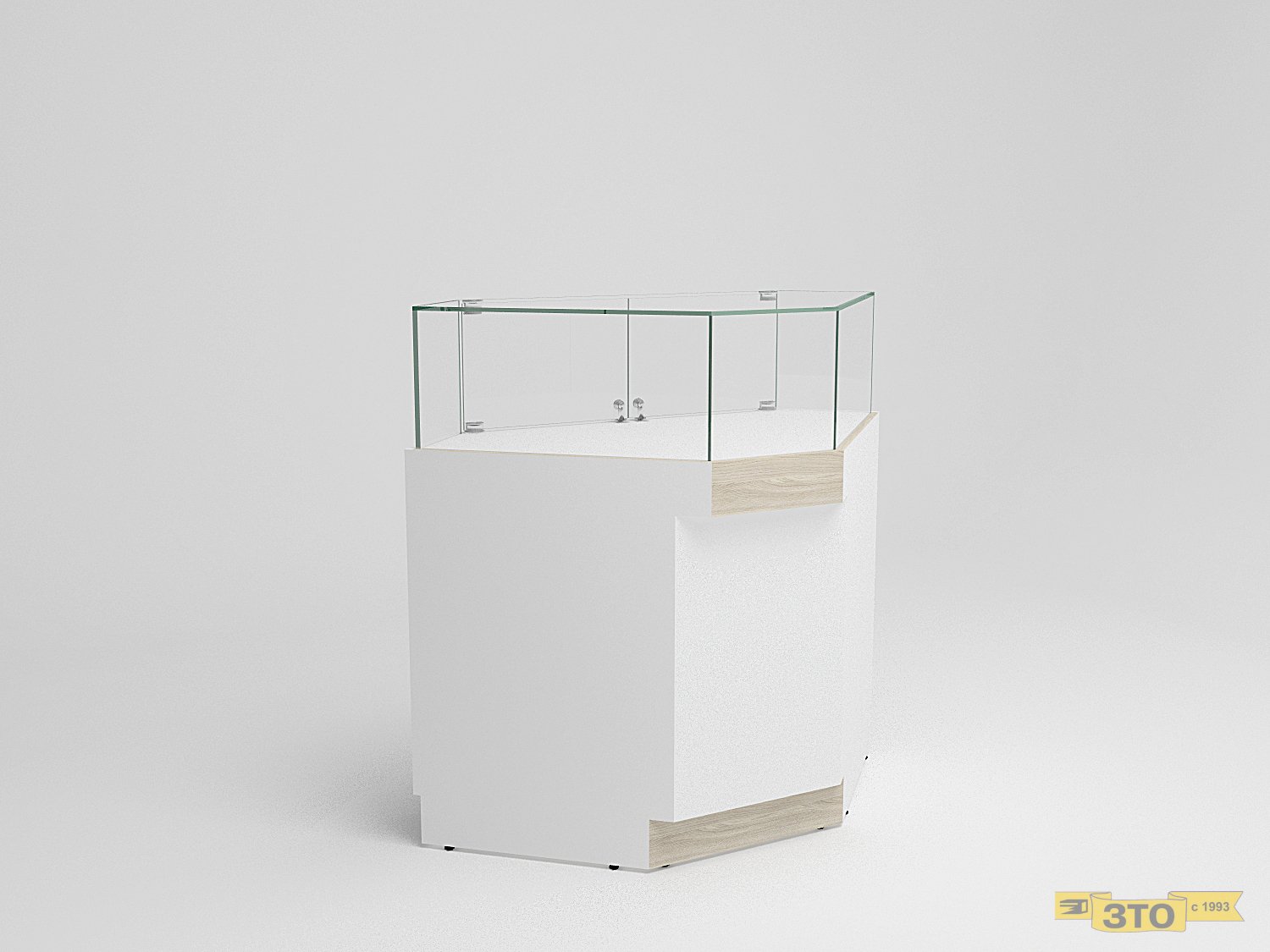 Витрина угловая 008 В-1100 - цена 7840 руб