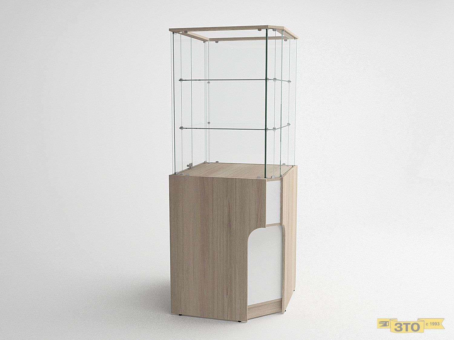 Витрина уг.вн 07 В-1850 - Торговая мебель