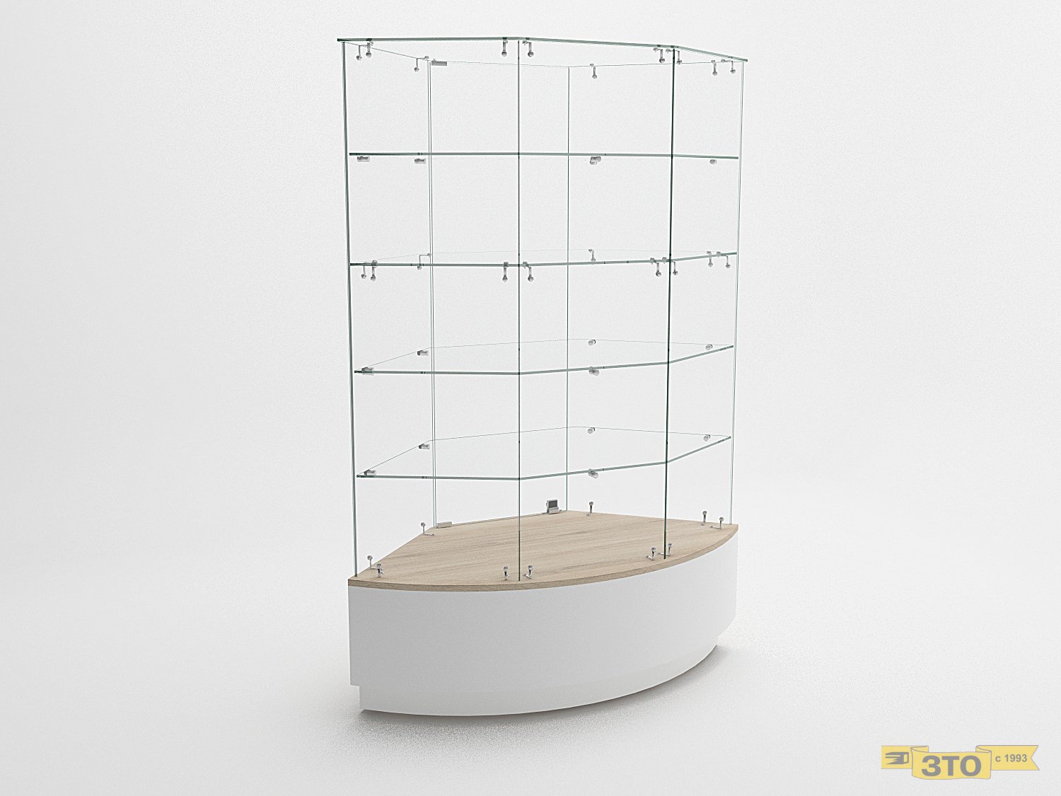 Витрина высокая Р21 - Торговая мебель