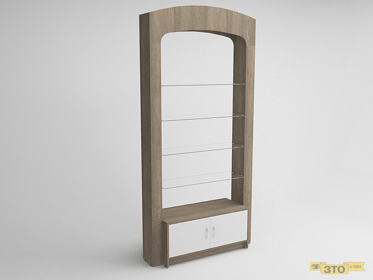 Стеллаж островной 002 В-2500 - цена 12200 руб