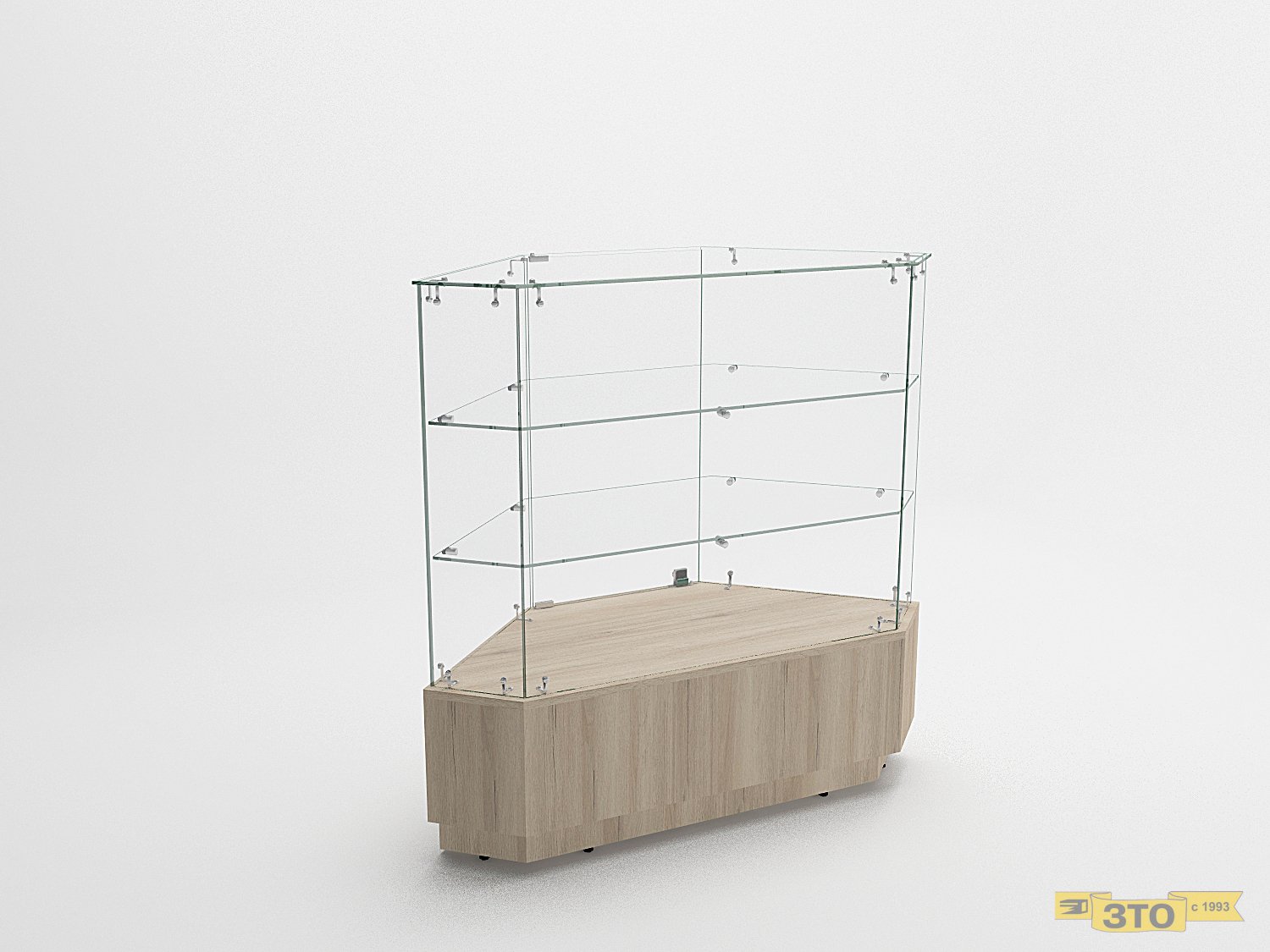 Угловая низкая витрина ГР18 - цена 7755 руб