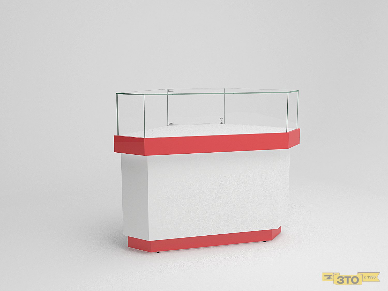 Витрина угловая 014 В-1100 - цена 7350 руб