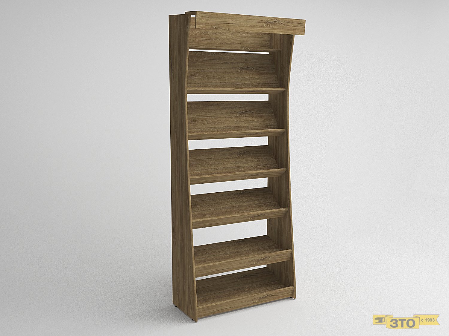 Стеллаж для книг 03 В-2200 - Торговая мебель