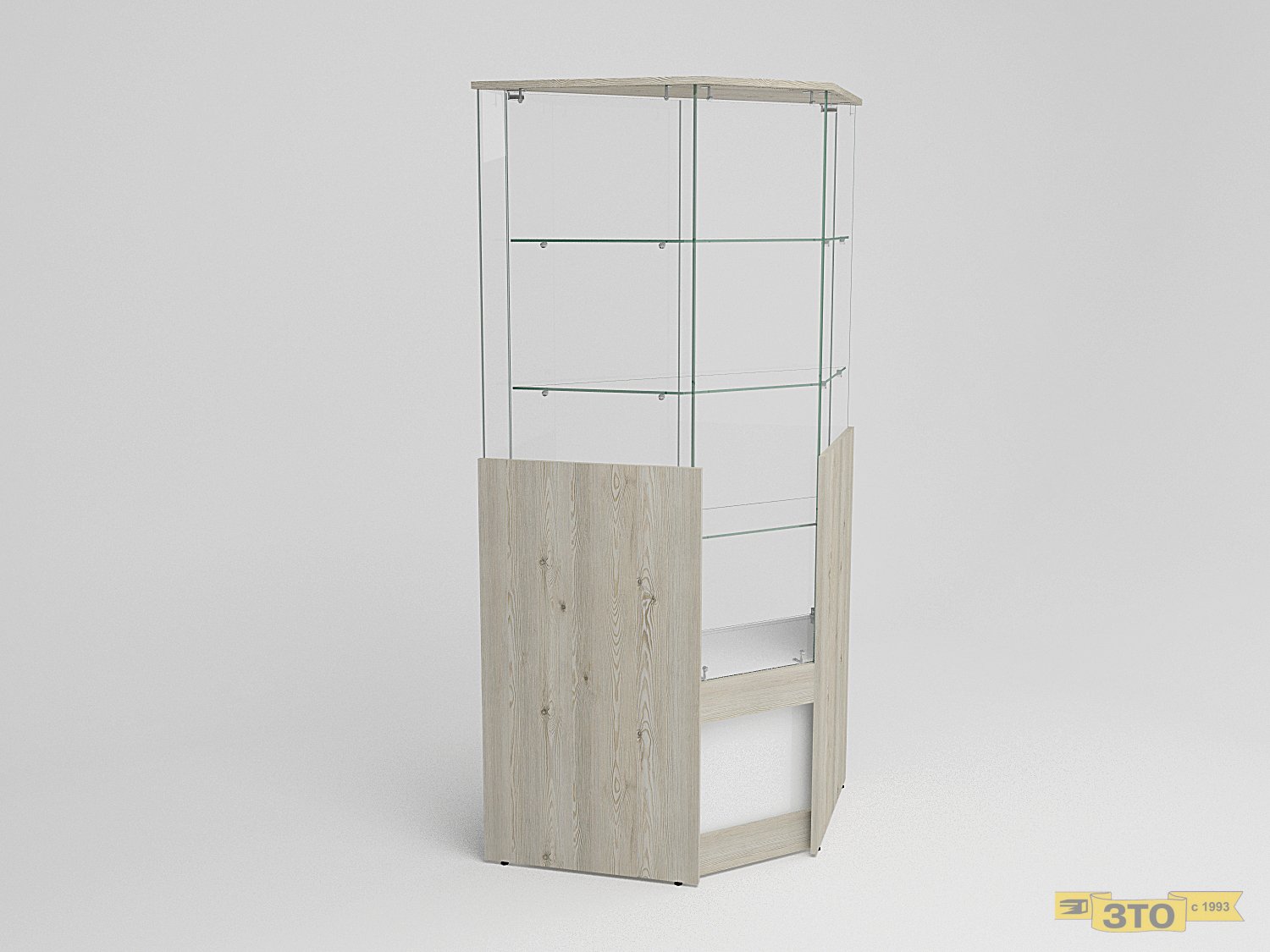 Витрина угловая 008 В-1900 - цена 8030 руб