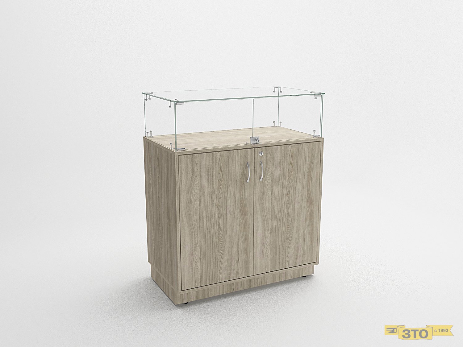 Витрина с высоким накопителем 04 - Торговая мебель