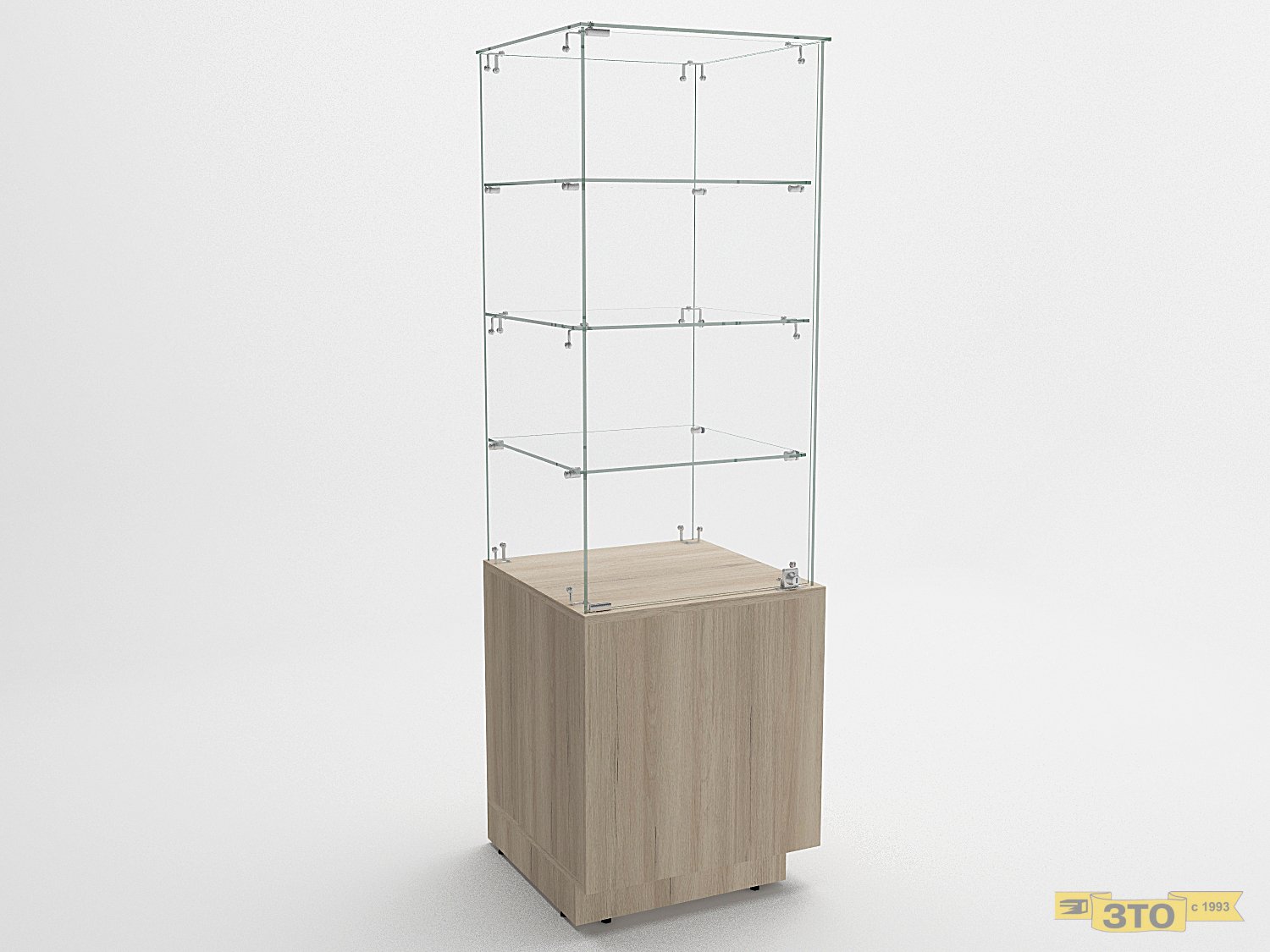 Угловая высокая витрина 15 - цена 18770 руб