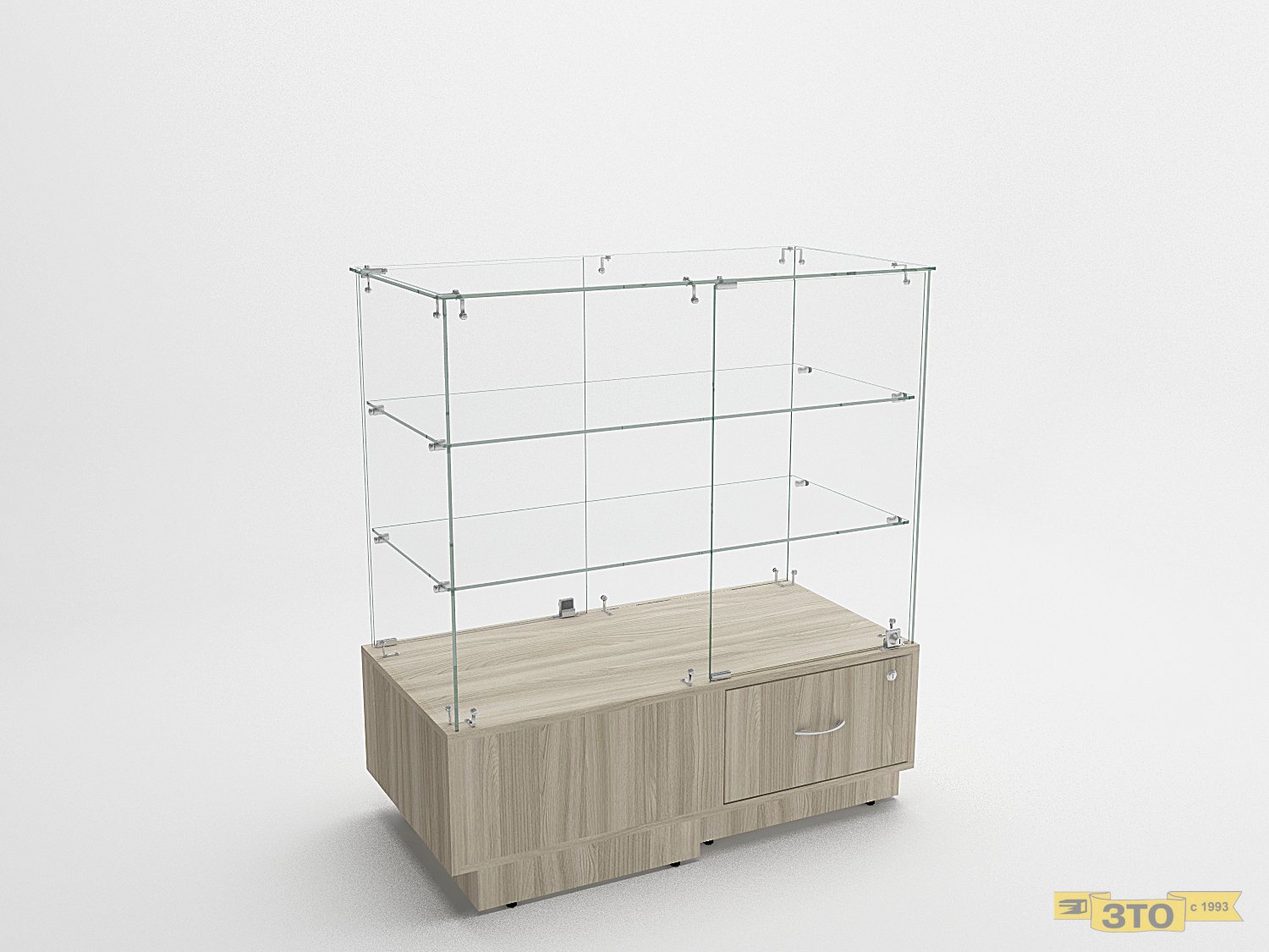 Угловая низкая витрина 16 - цена 7700 руб