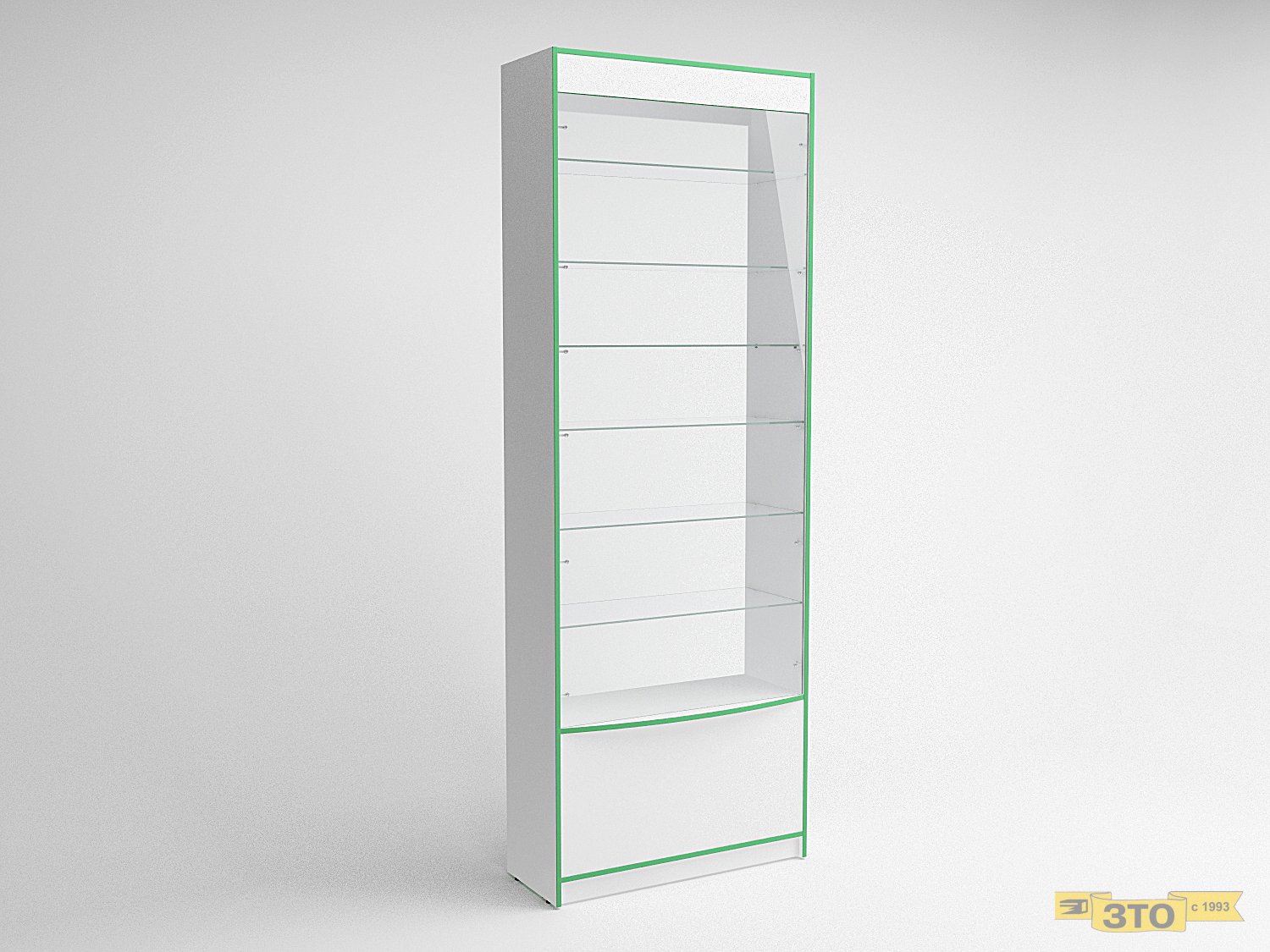 Витрина островная 007 В-2480 - Торговая мебель