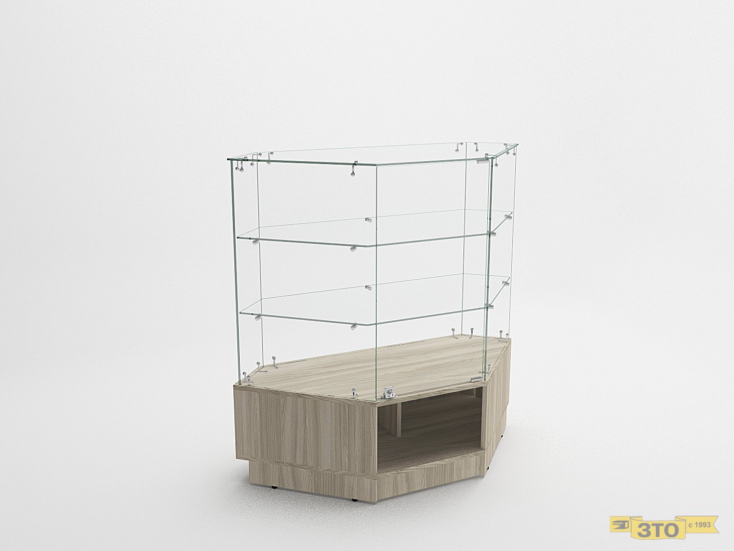 Угловая низкая витрина ГР18 - цена 7755 руб