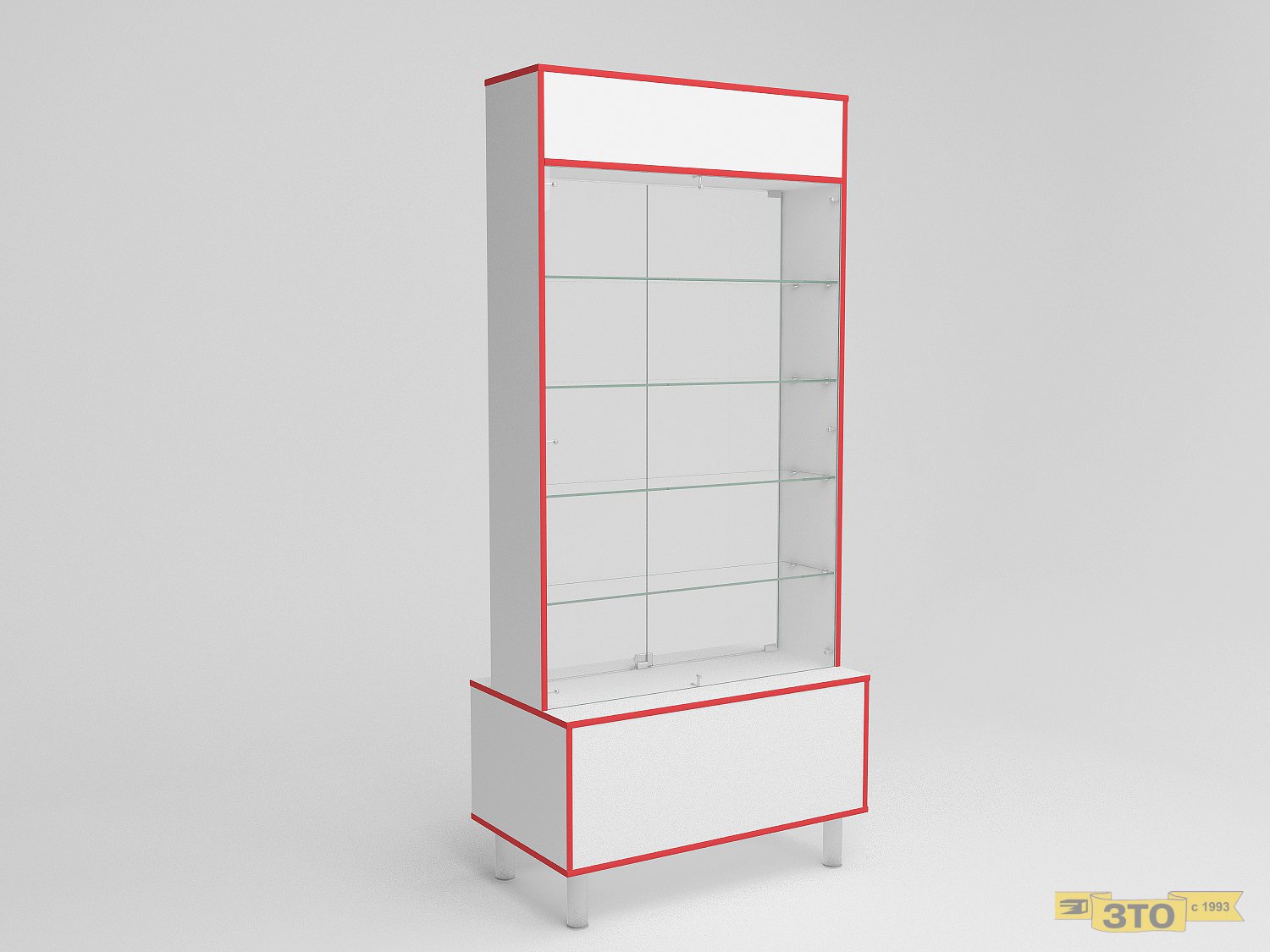 Витрина островная 04 В-2000 - Торговая мебель