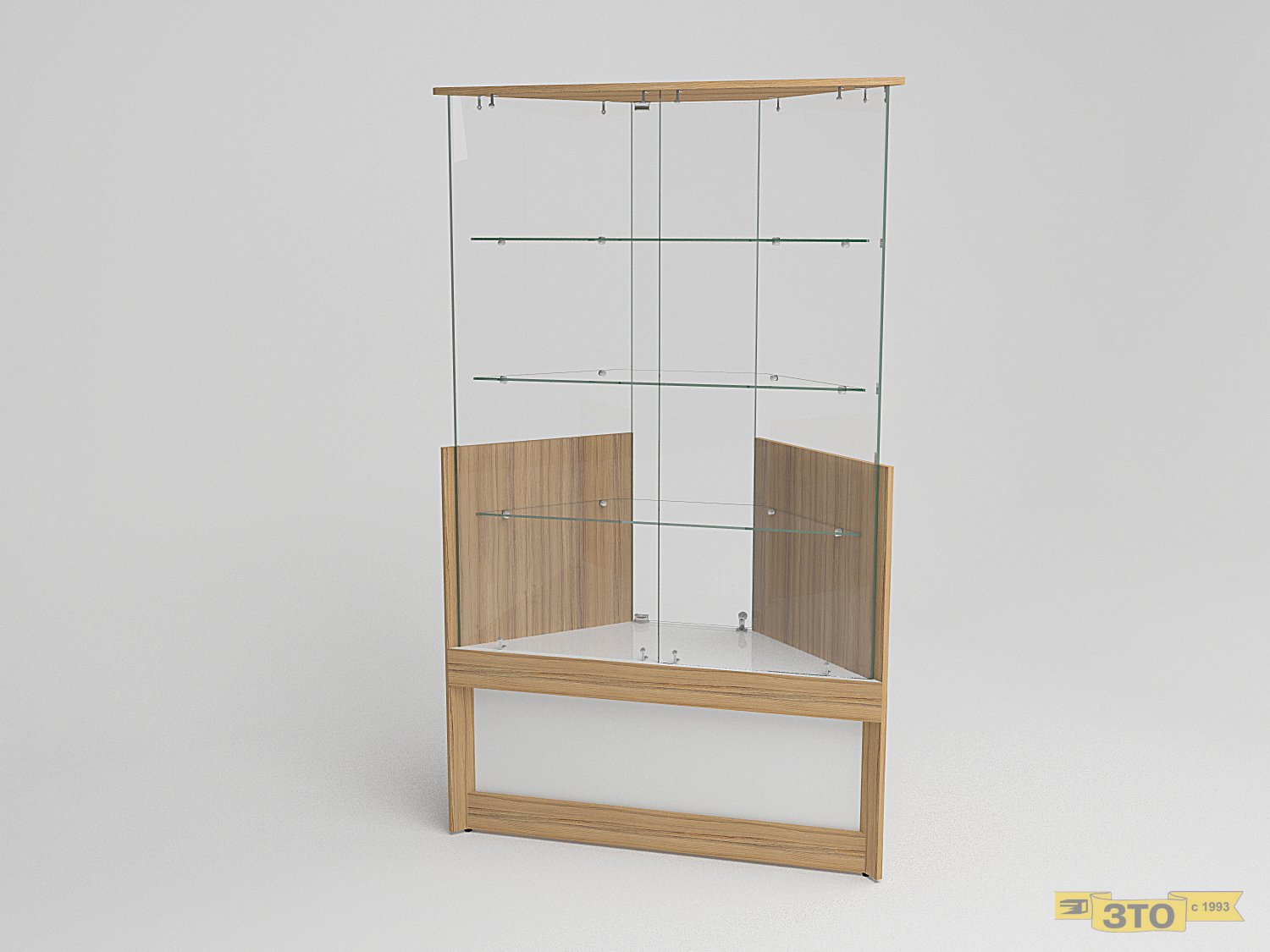 Витрина угловая 007 В-1900 - Торговая мебель