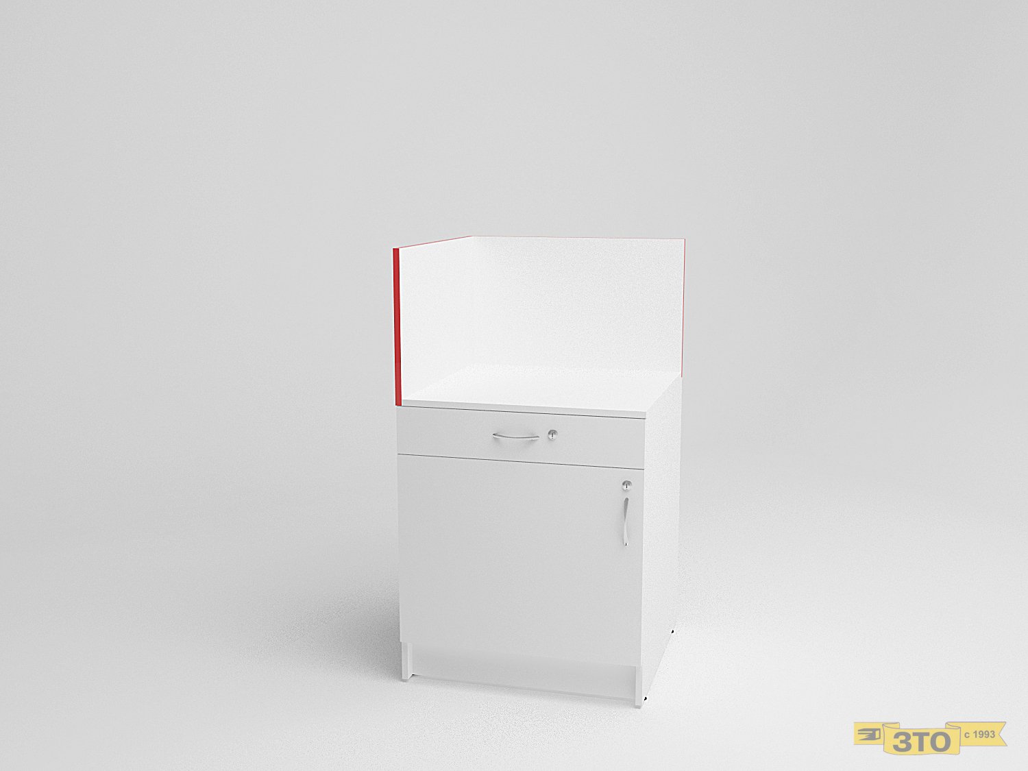 Прилавок угловой 009 В-1100 - Торговая мебель