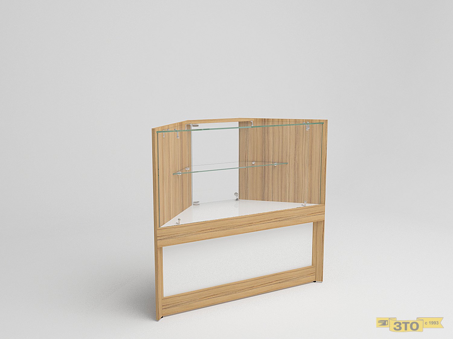 Витрина угловая 003 В-1020 - цена 4665 руб