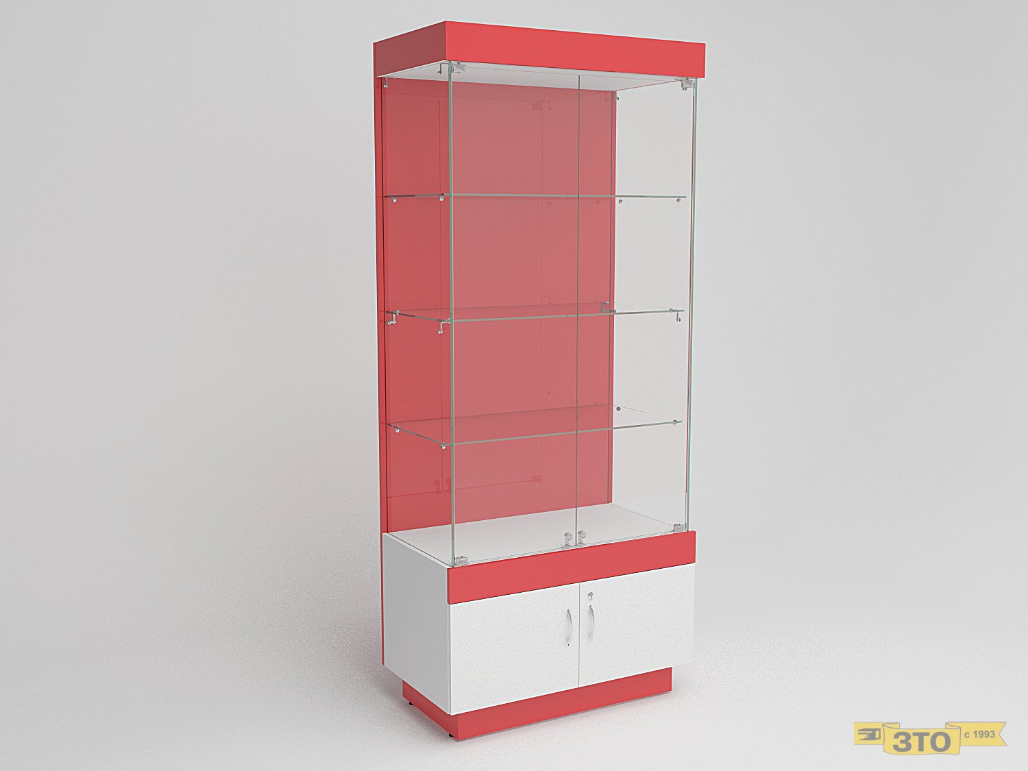 Витрина пристенная 022 В-2100 - Торговая мебель