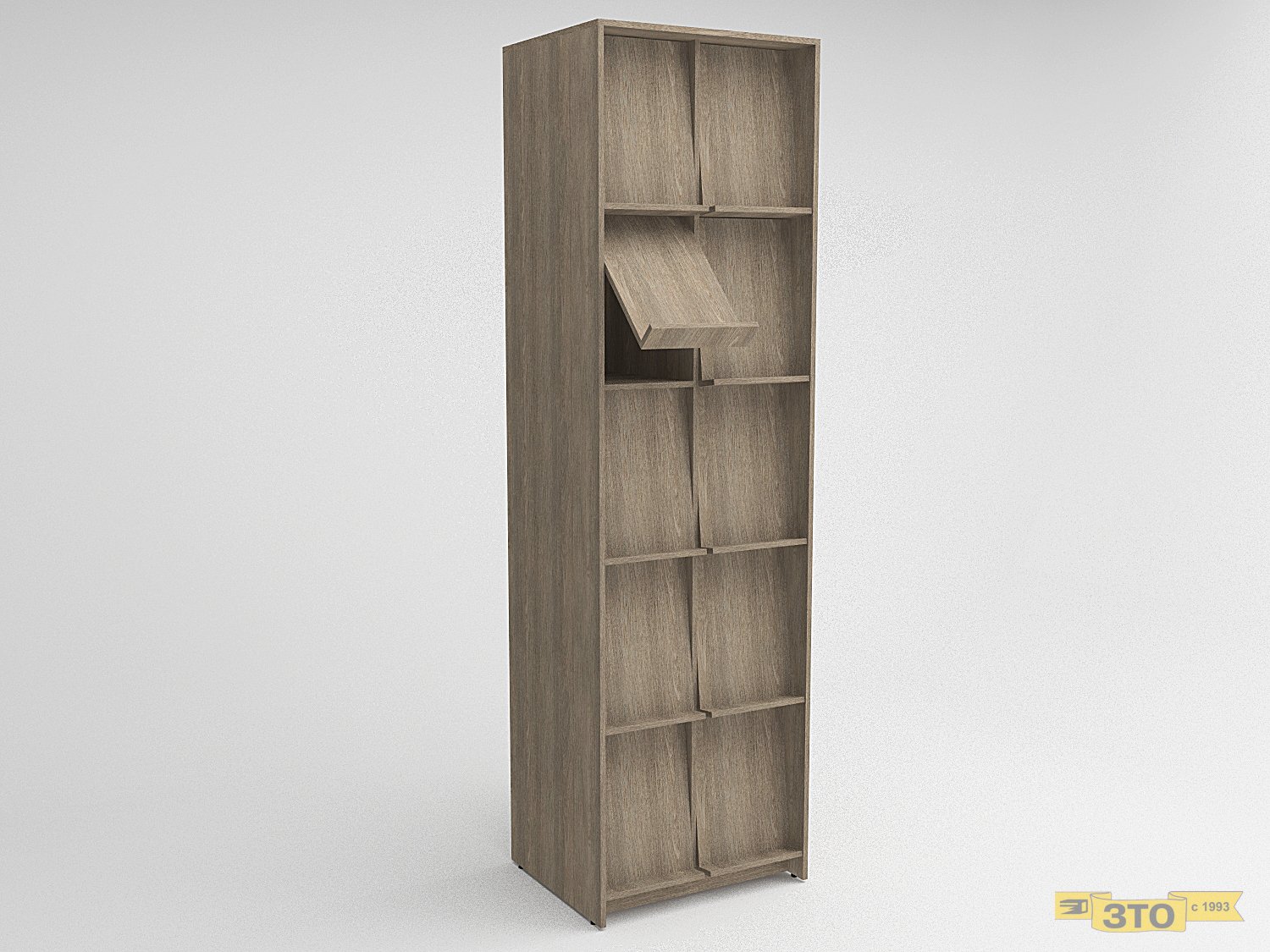 Стеллаж витрина 013 В-2400 - Торговая мебель