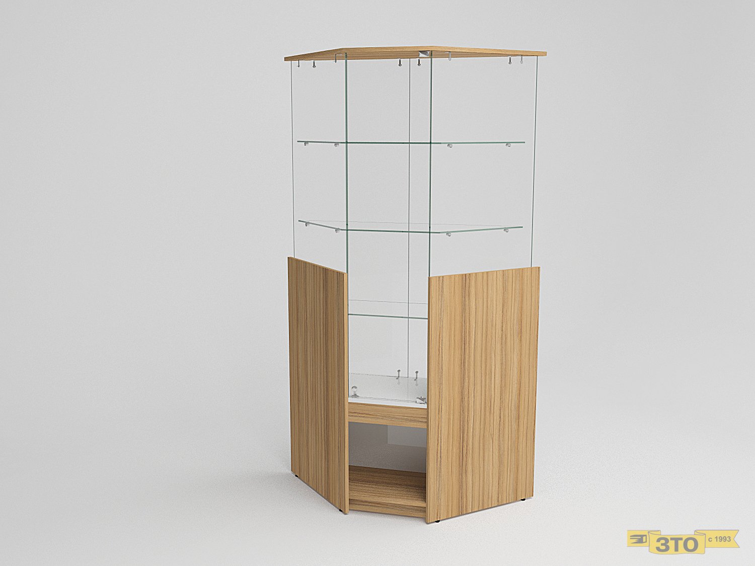 Витрина угловая 007 В-1900 - цена 9030 руб