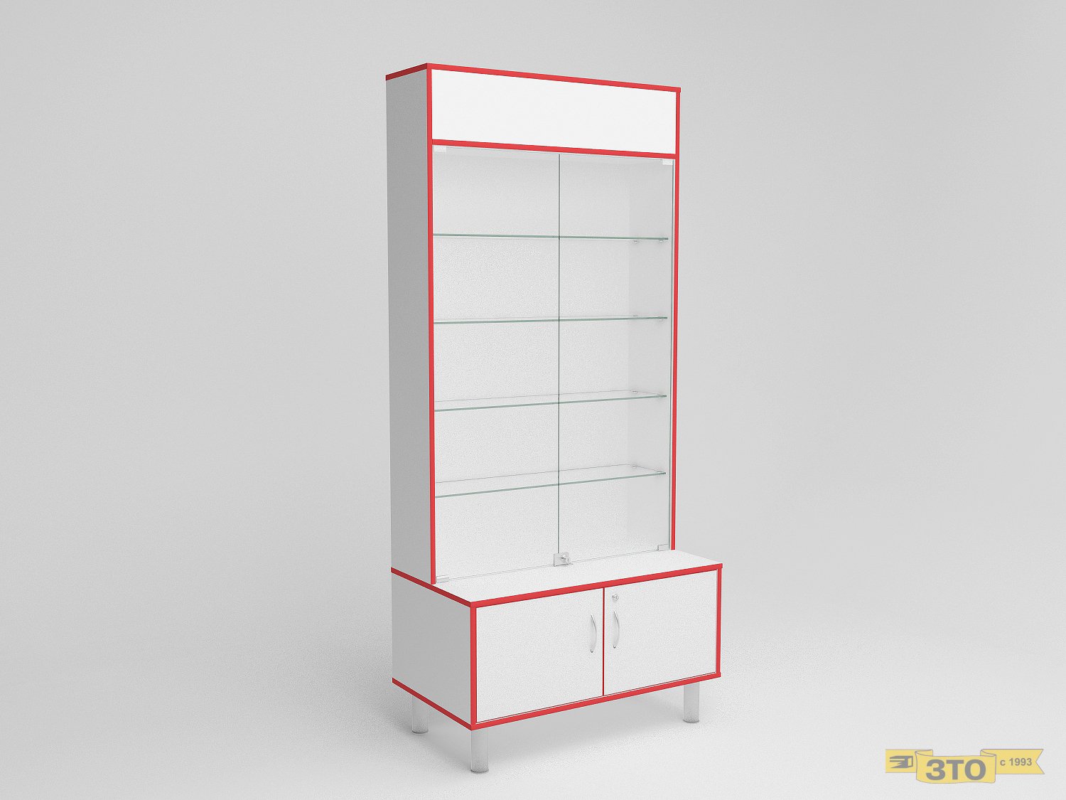 Витрина пристенная 05 В-2000 - Торговая мебель