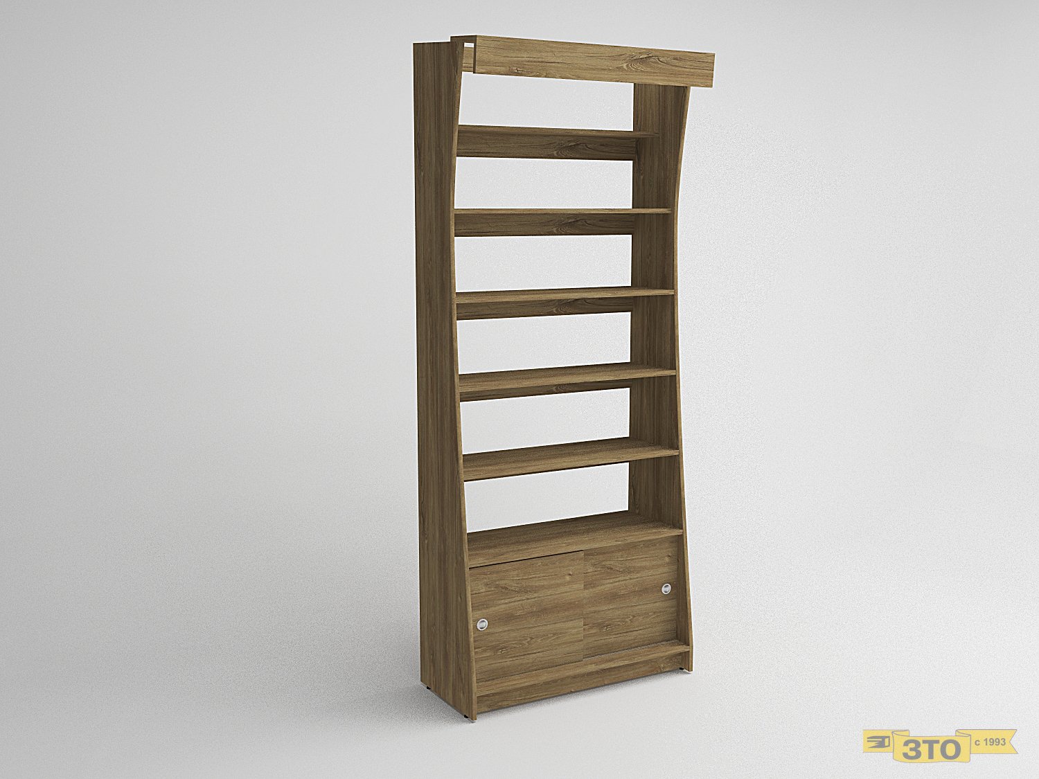 Стеллаж для книг 02 В-2200 - Торговая мебель