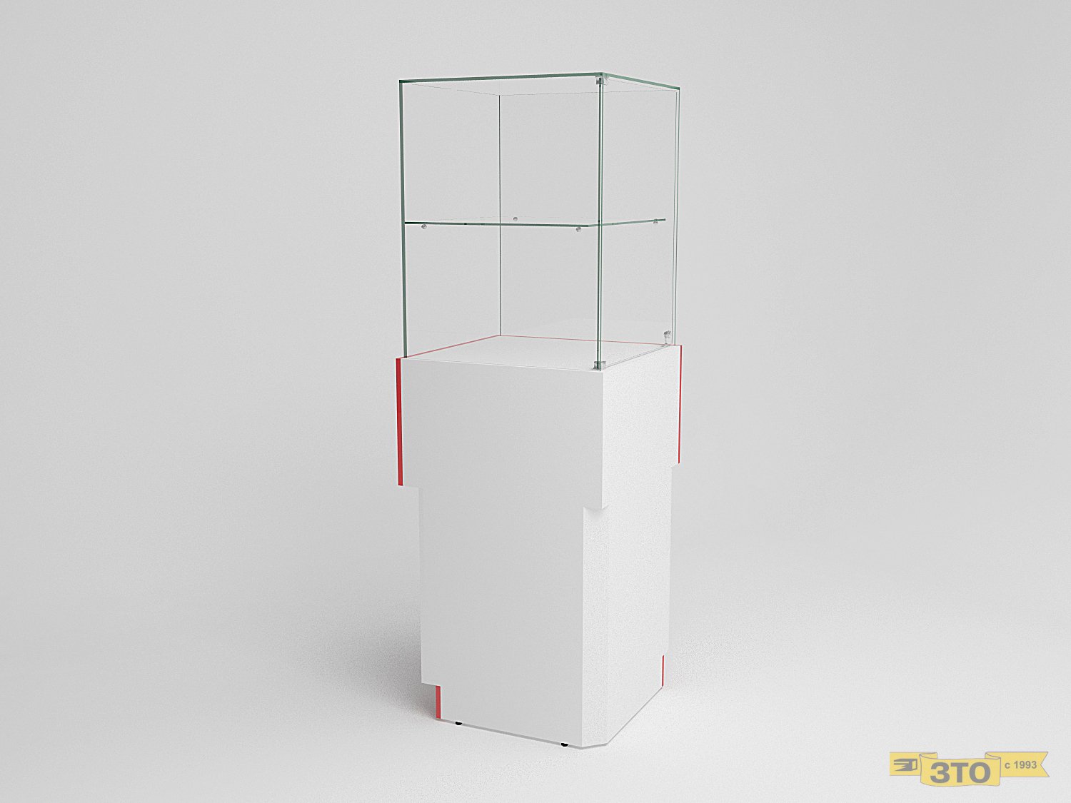 Витрина угловая 016 В-1900 - Торговая мебель