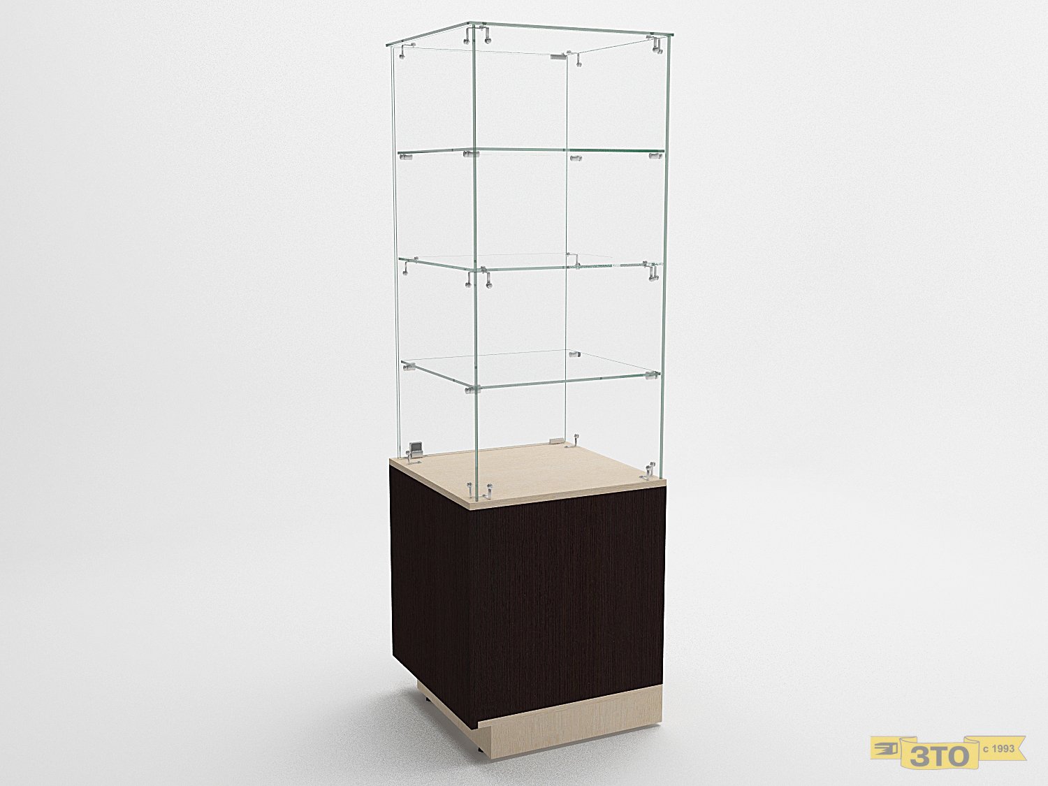 Угловая высокая витрина 15 - цена 18770 руб