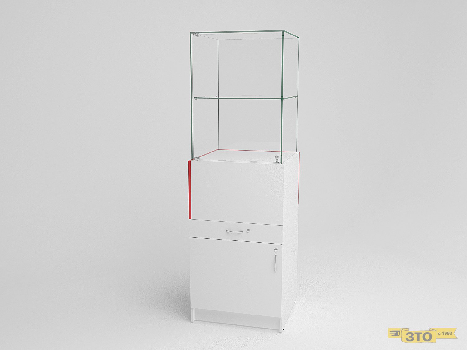 Витрина угловая 011 В-1900 - Торговая мебель