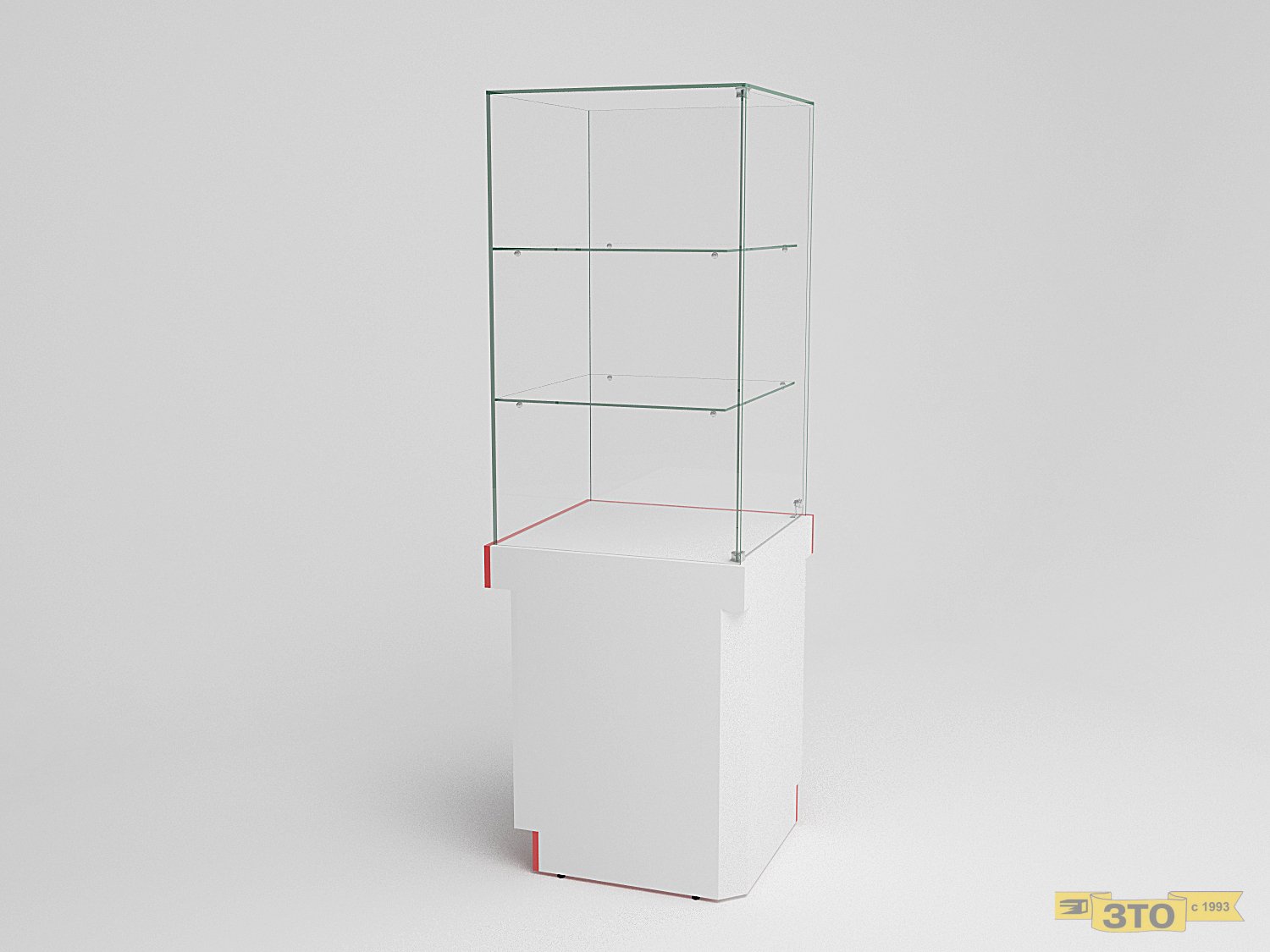 Витрина угловая 017 В-1900 - Торговая мебель