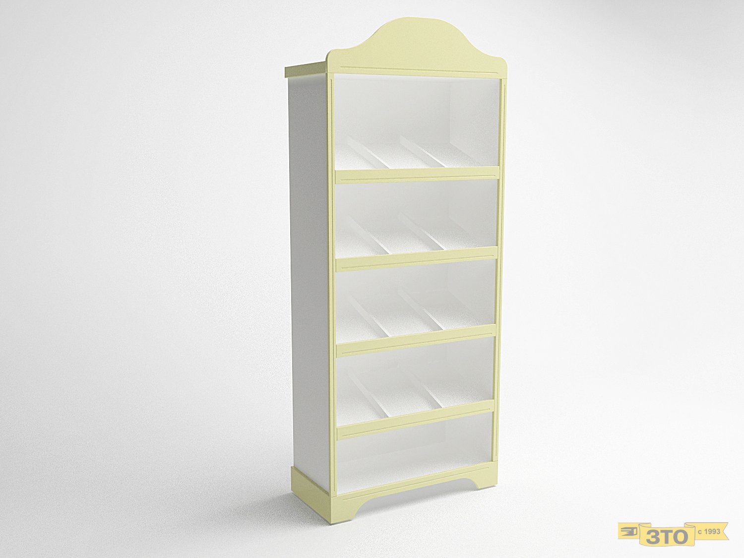 Стеллаж с наклонными полками  03 В-2150 - цена 9300 руб