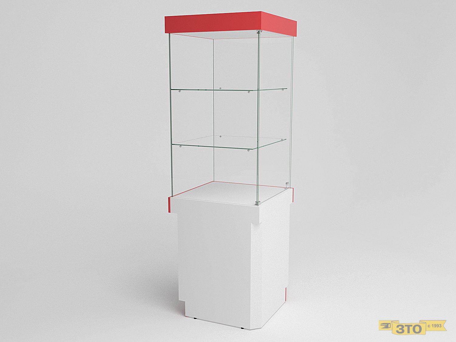 Витрина угловая 018 В-1996 - Торговая мебель